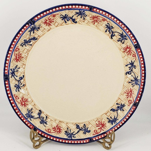 Temptations Dining 4 Temptations Fireworks Basket Weave Red White